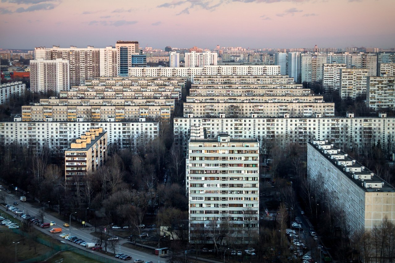 Спальный район москвы фото