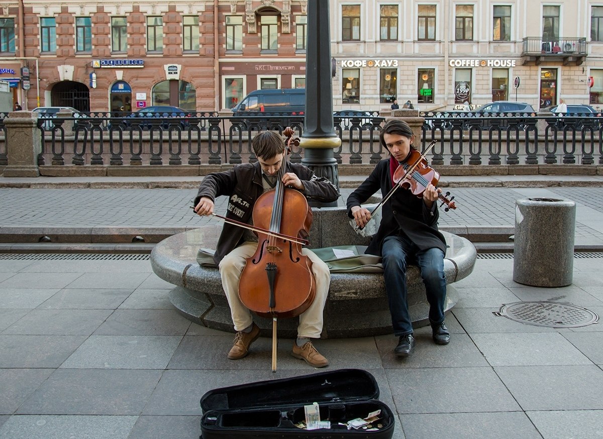 уличные музыканты санкт петербурга