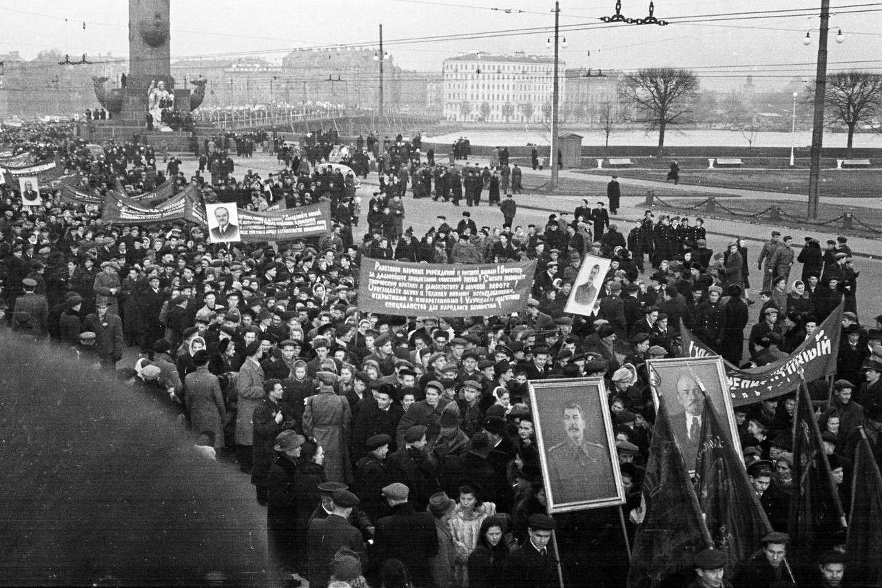 Первомай в ленинграде фото