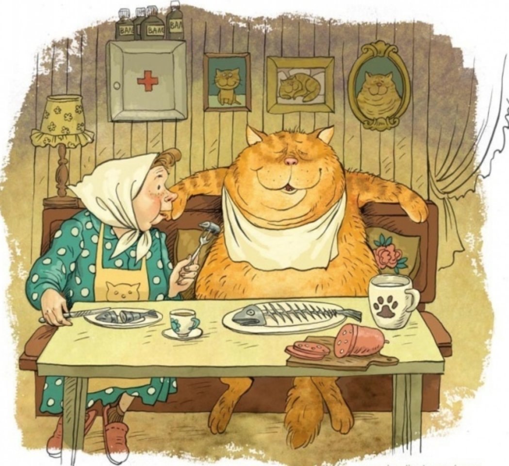 Карикатуры Ольги Громовой бабки художник-иллюстратор