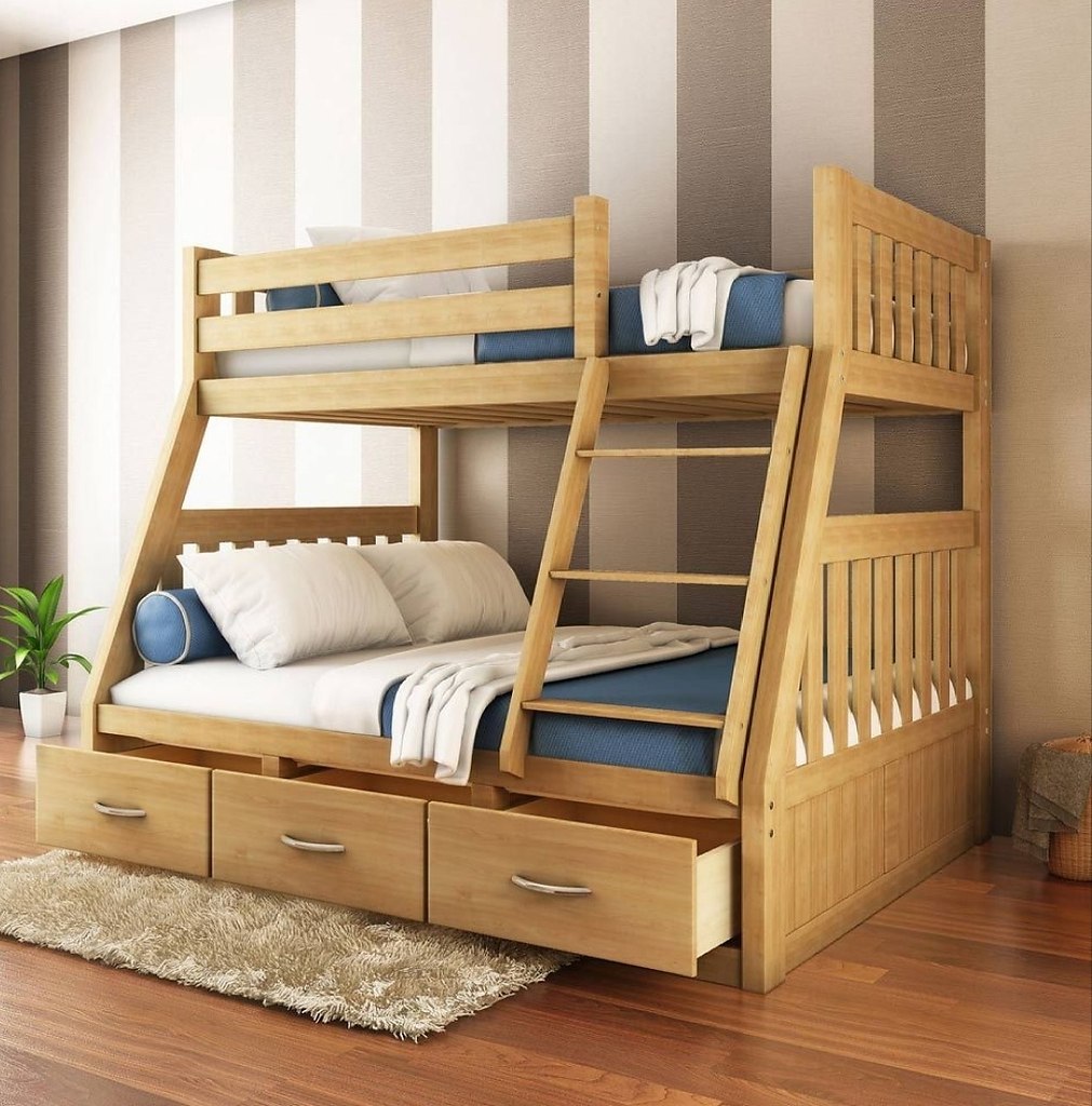 варианты детских двухэтажных кроватей