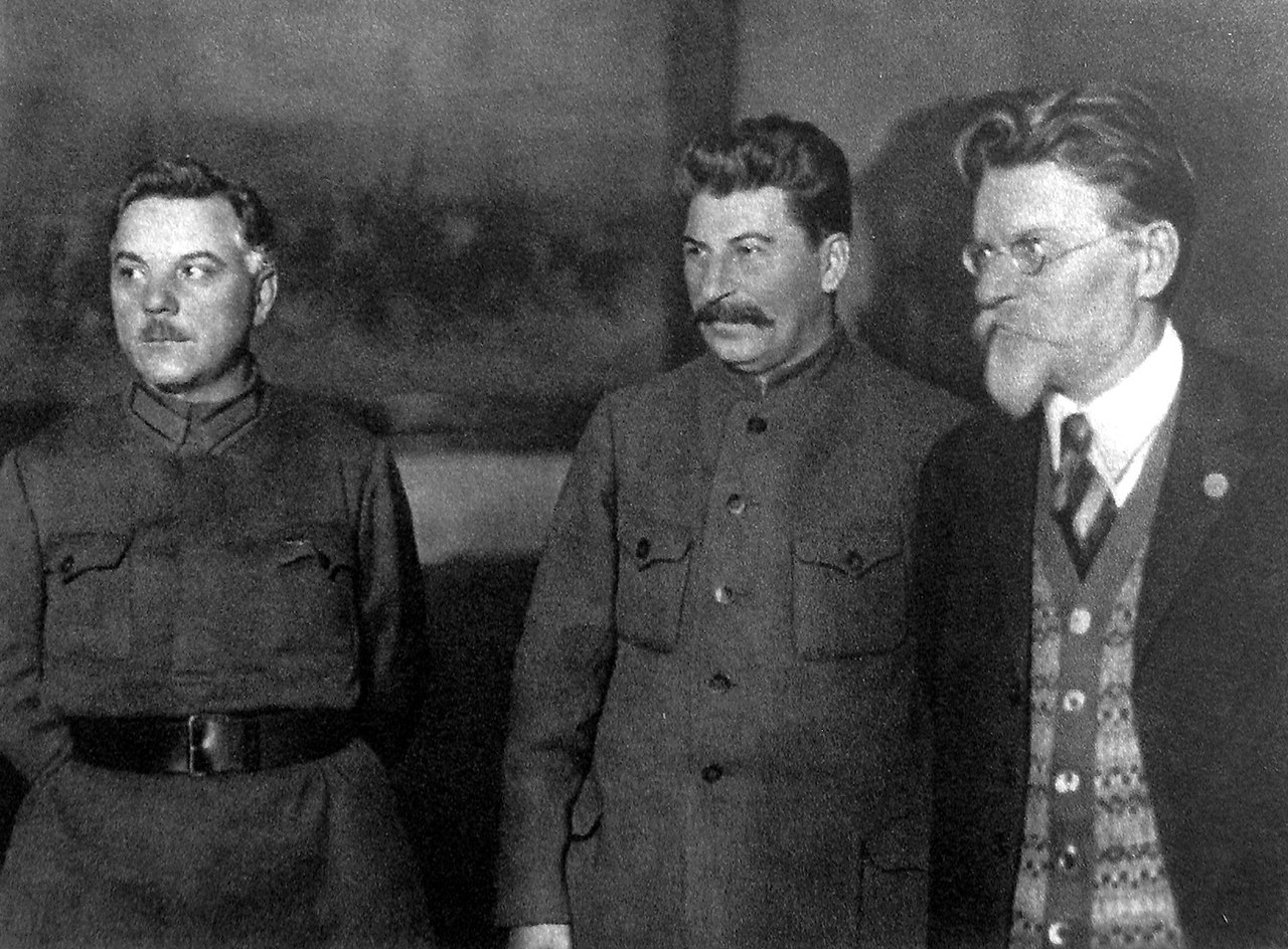 Калинин и Сталин