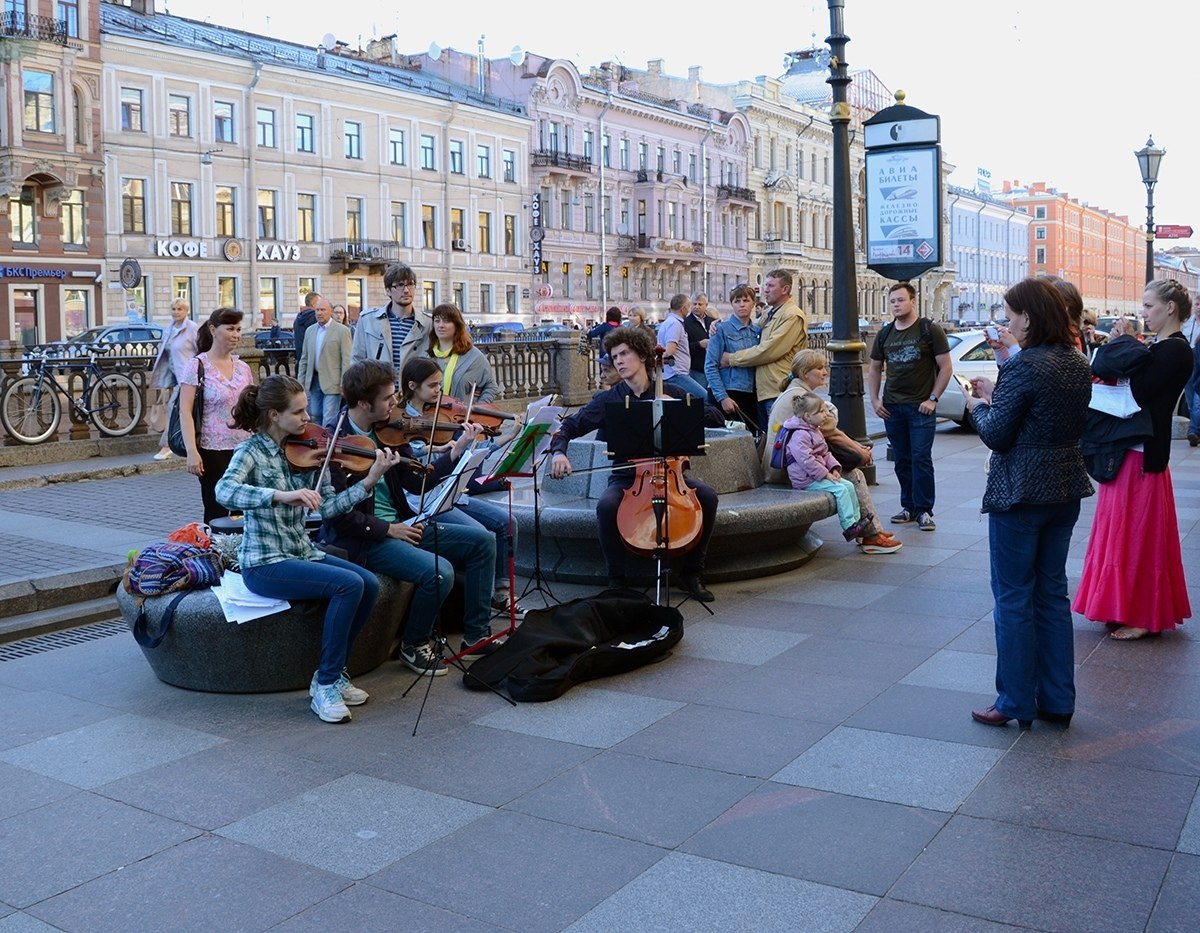 уличные музыканты санкт петербурга