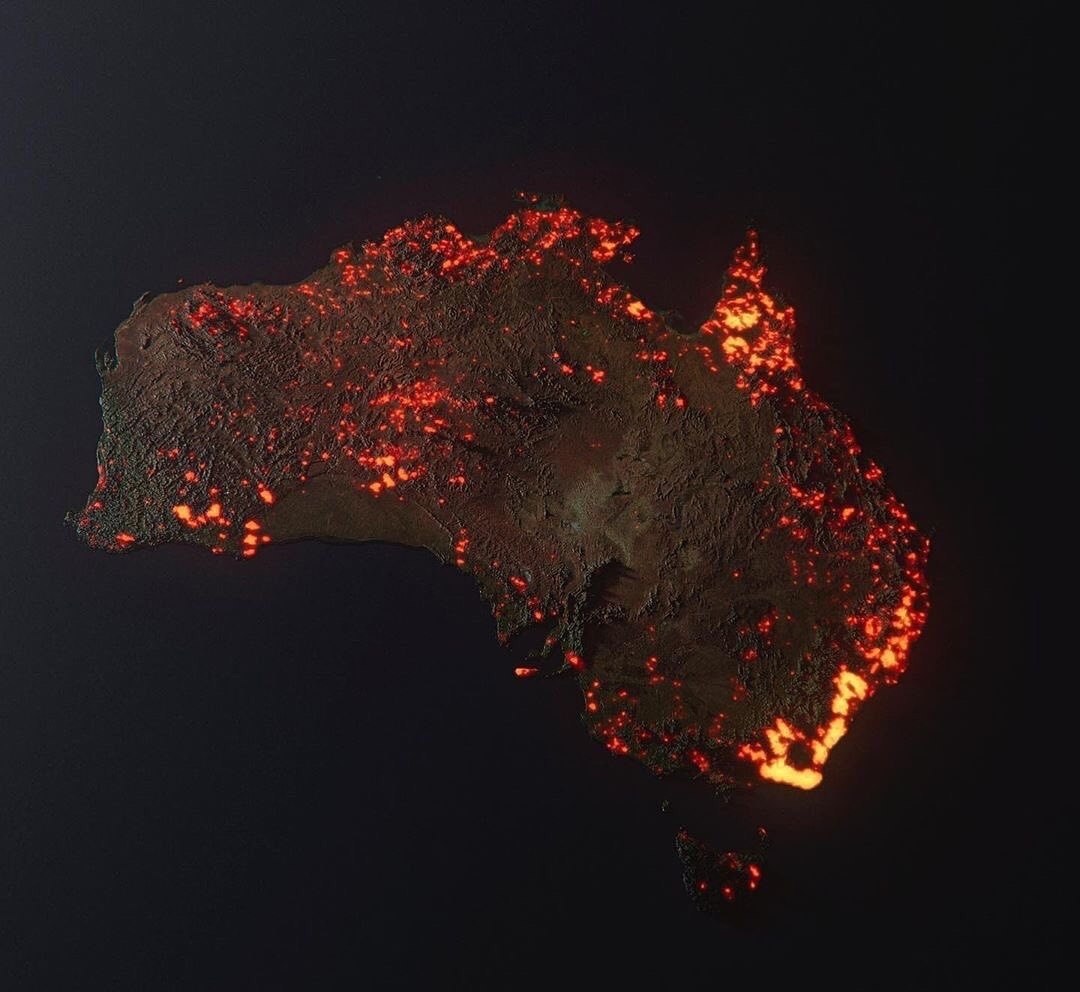 фото австралии из космоса