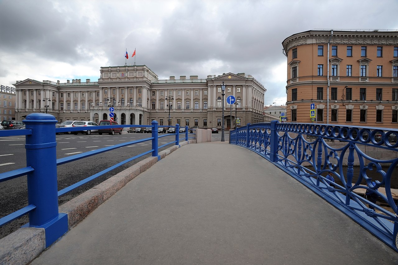 Синий мост санкт петербург самый широкий в мире фото