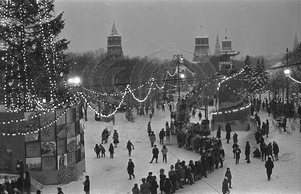 Новогодняя москва в ссср