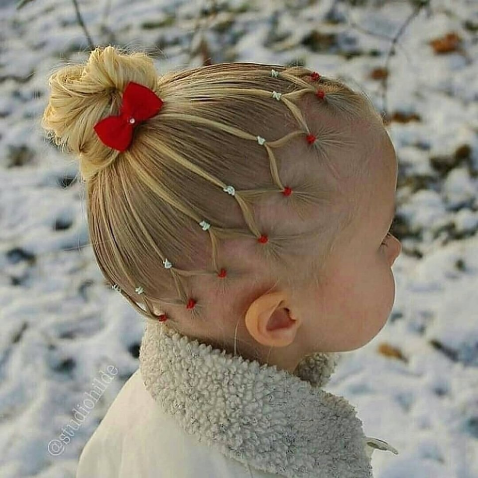 Как красиво заплести ребенка с редкими волосами