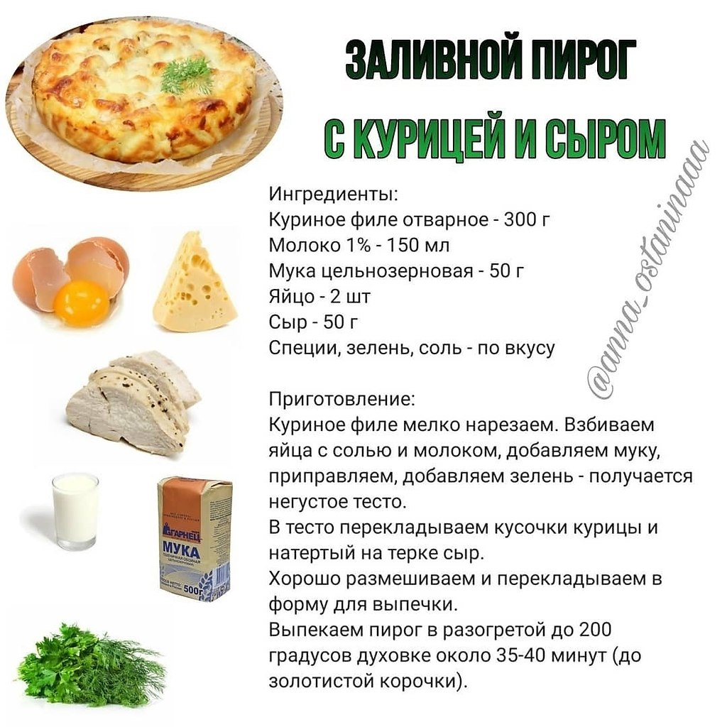 Пироги для правильного питания