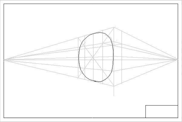 Как нарисовать круг в перспективе