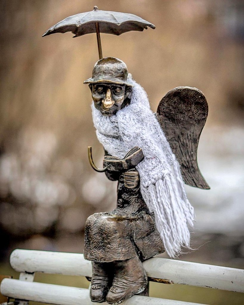 Невский ангел зимой