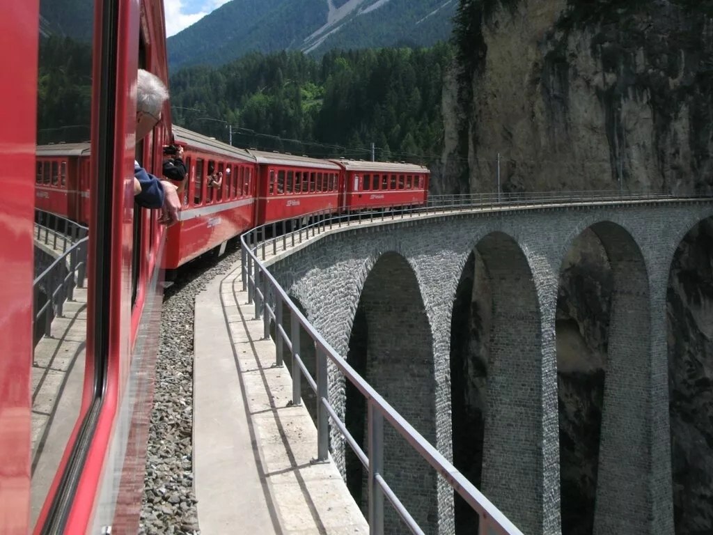 Landwasser Viaduct Швейцария