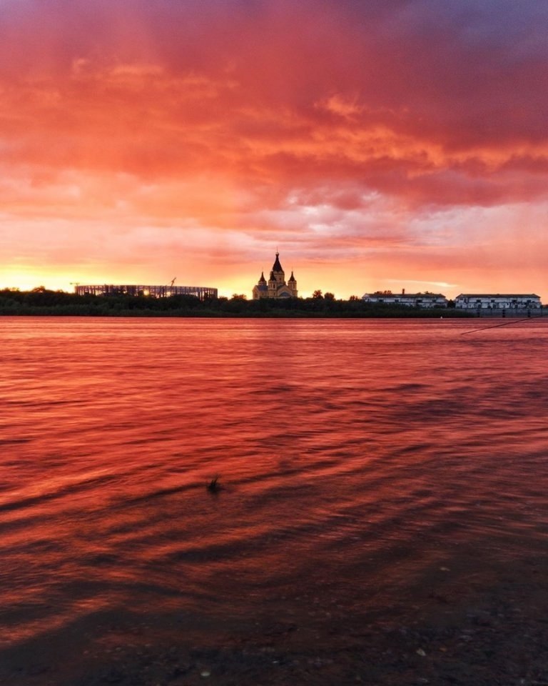 Закаты в нижнем новгороде фото