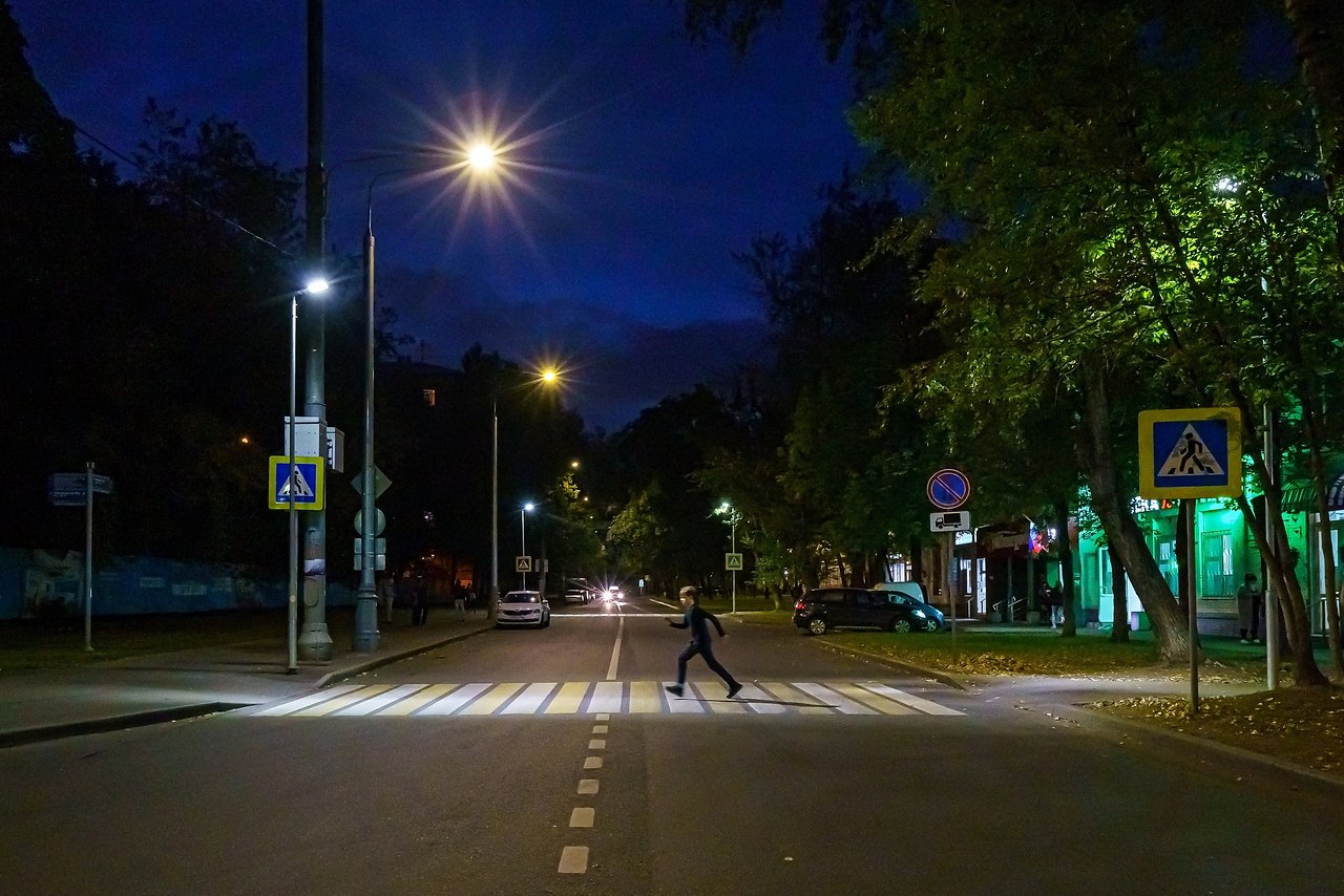 Освещение пешеходных переходов