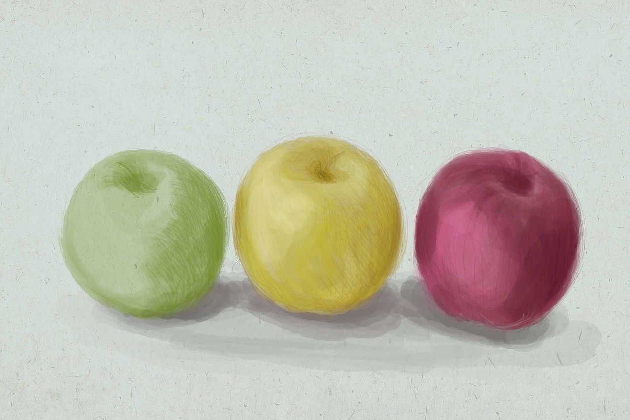 Яблоко для рисования с натуры фото