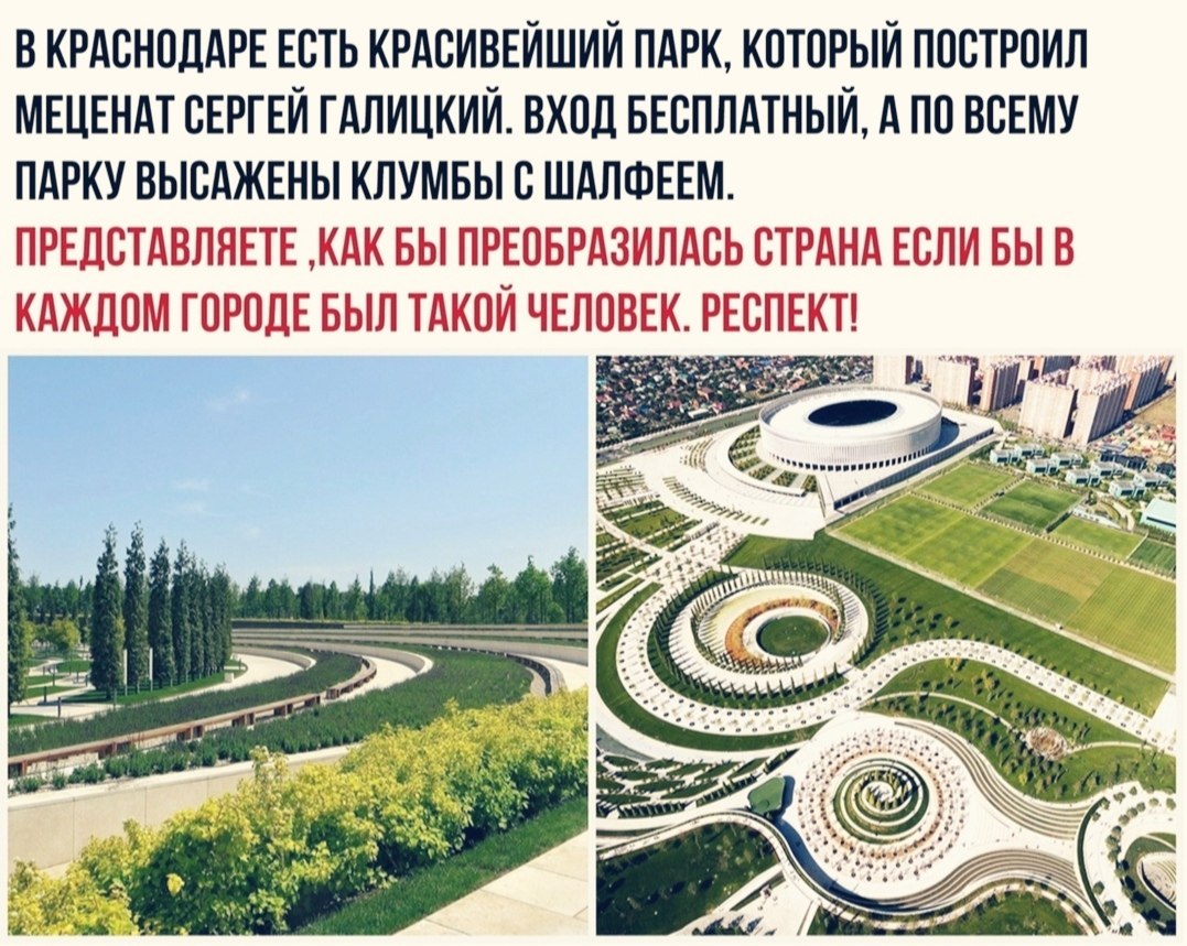 Парк Галицкого в Краснодаре карта парка
