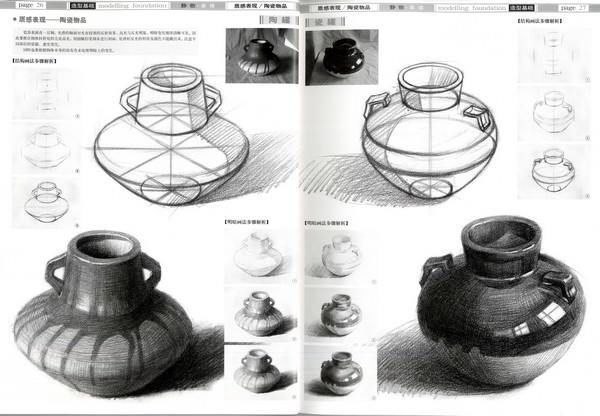 Построение чайника академический рисунок