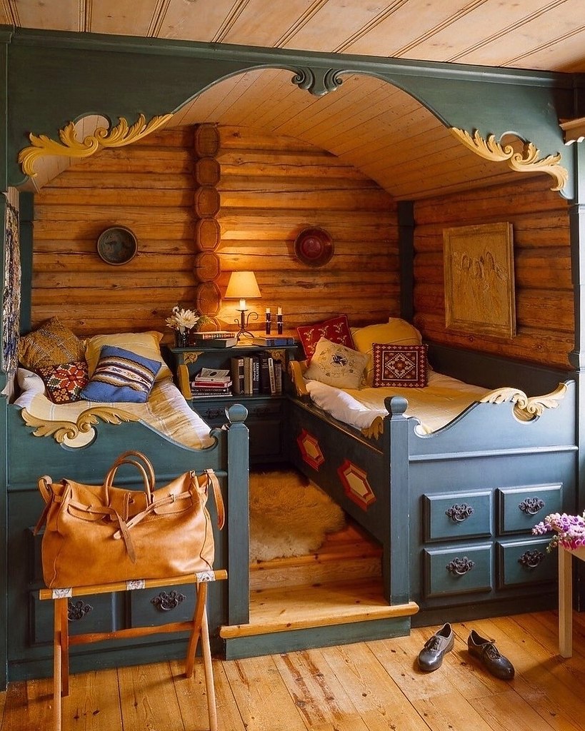 детская комната в деревенском стиле