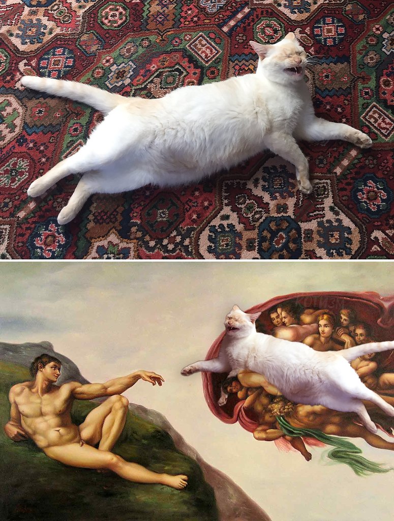 Сотворение кота картина