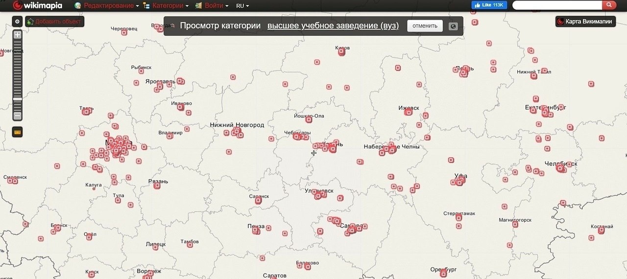 Интерактивная карта приходов спб