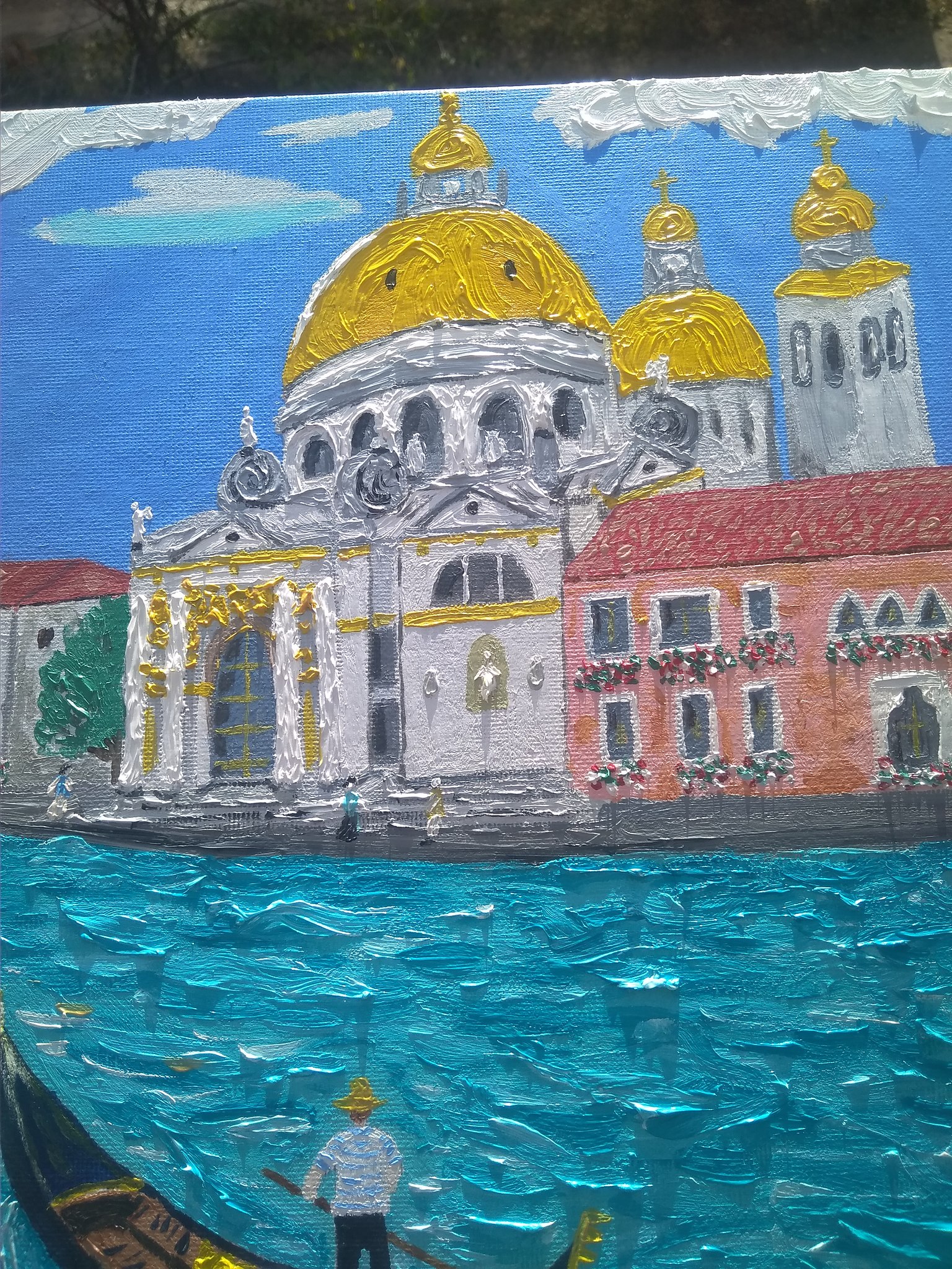 Венеция нарисовать детям