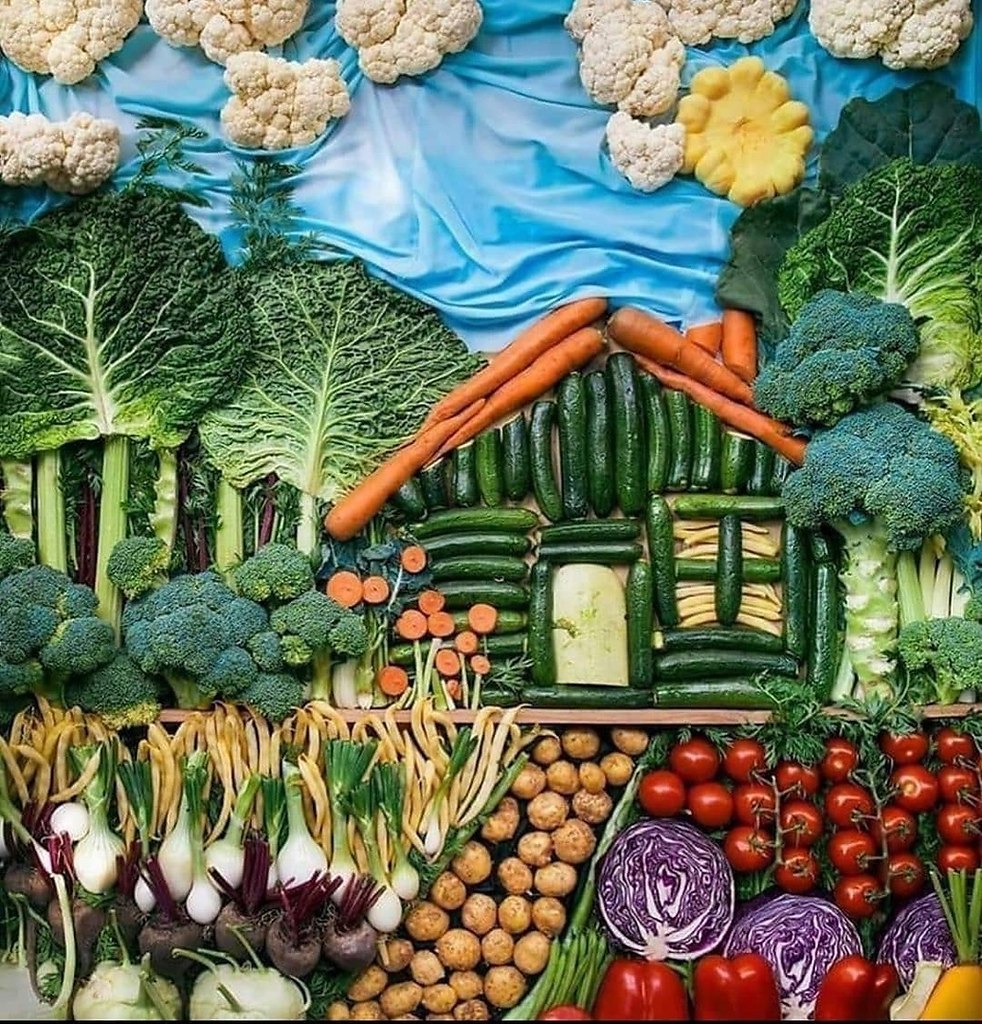 Картины из овощей