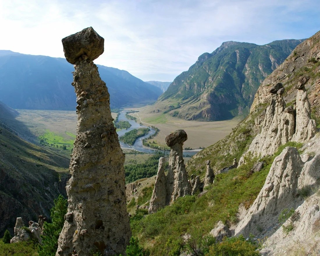 Горно Алтайск каменные грибы