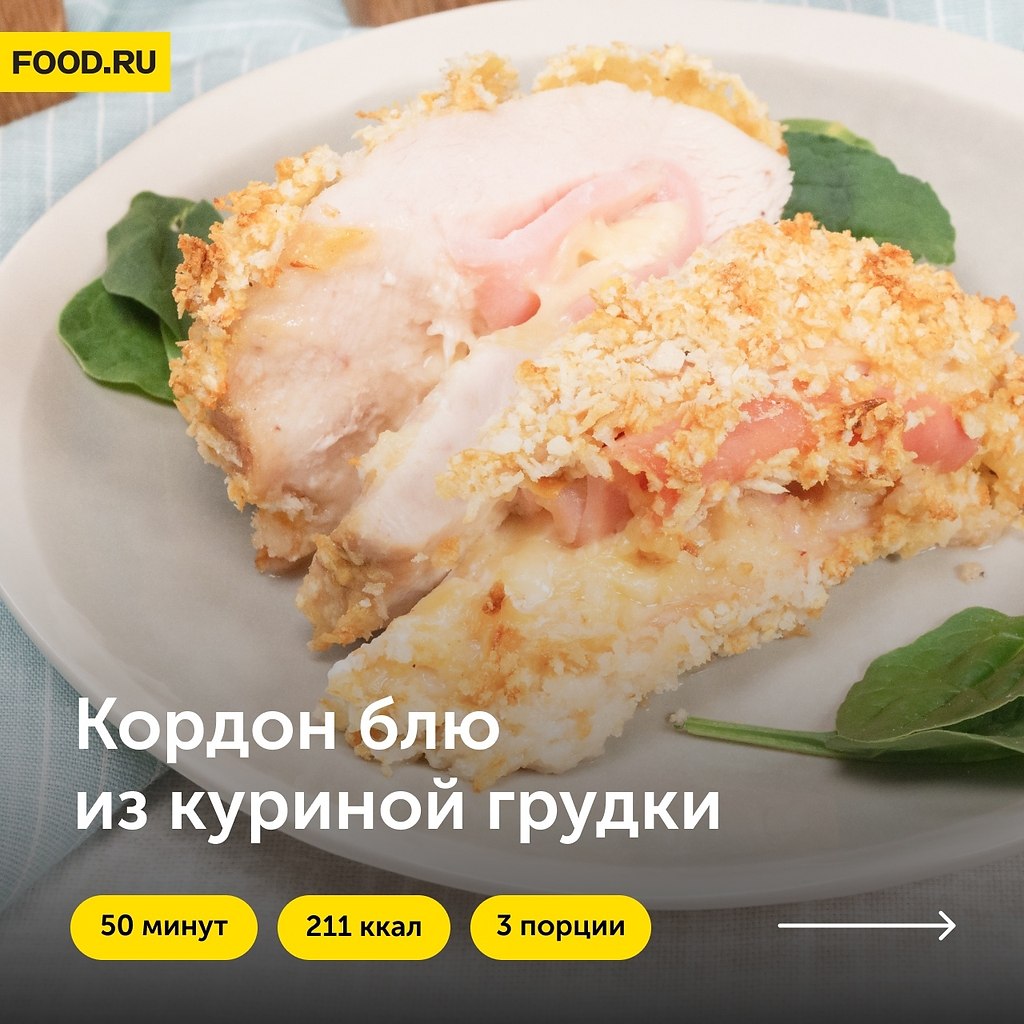 Кордон блю из куриной грудки - Bon Appetit | Лучшие рецепты ...
