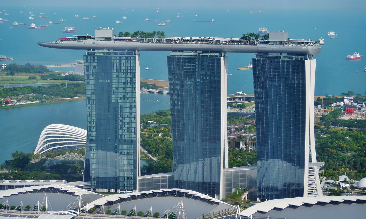 Отель в сингапуре с кораблем