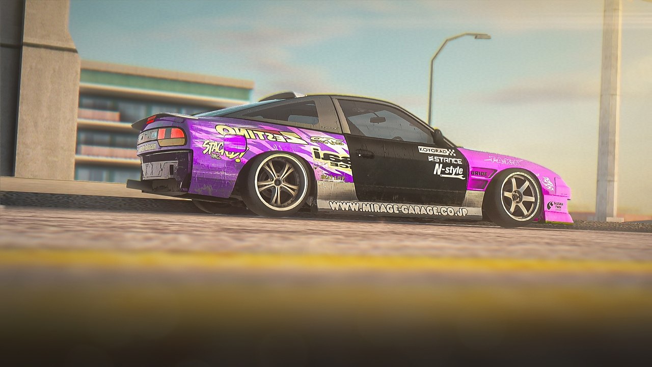 Nissan 180sx drift paradise настройки