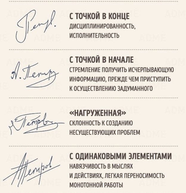 Что говорит о человеке его подпись? Подпись каждого человека своеобразна и уникальна. Она не только . - 7