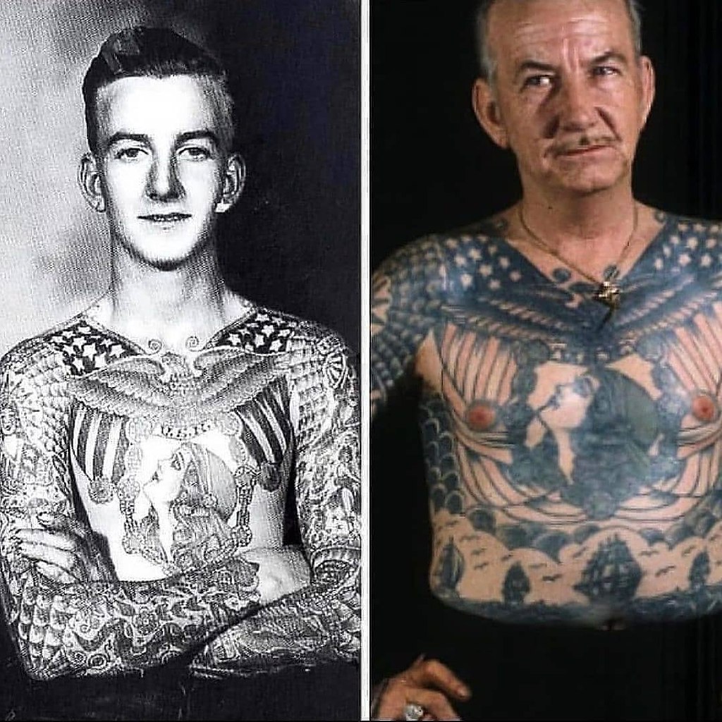 Татуировки через несколько лет