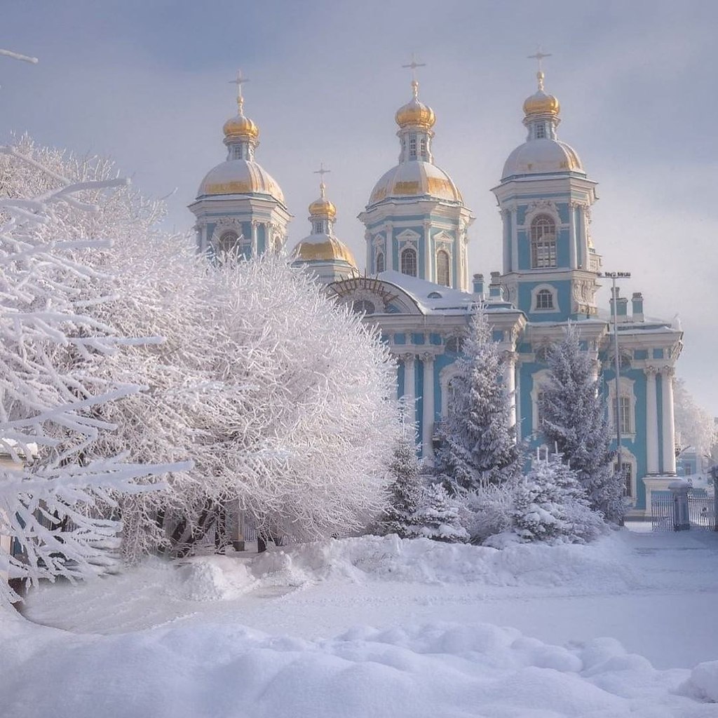 санкт петербург зимой красивые