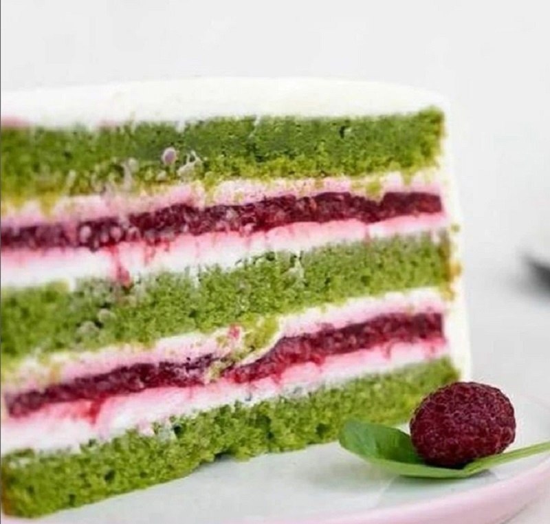 Торт фисташковый с малиной рецепт с пошаговым фото