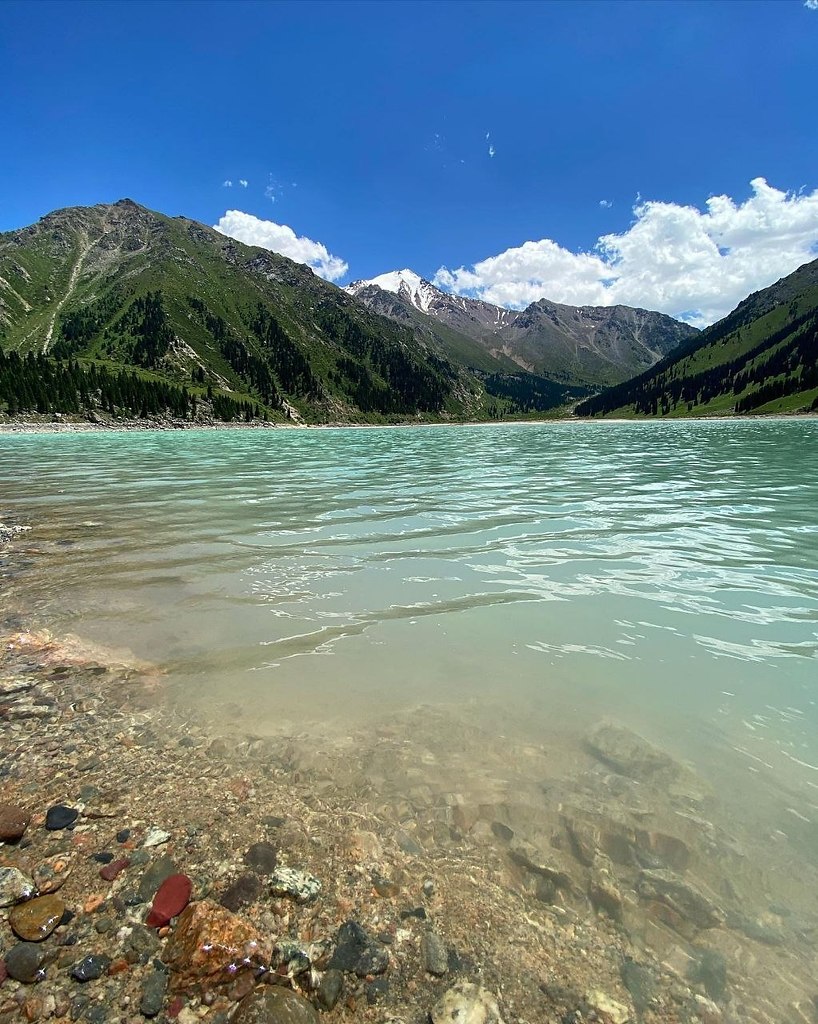 Самое большое озеро в Казахстане