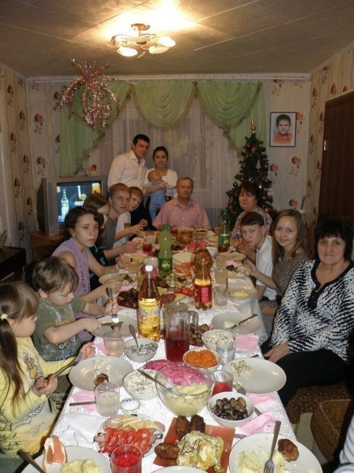 Фото застолье в домашних условиях Мои родственники ждут внуков от меня в новом году