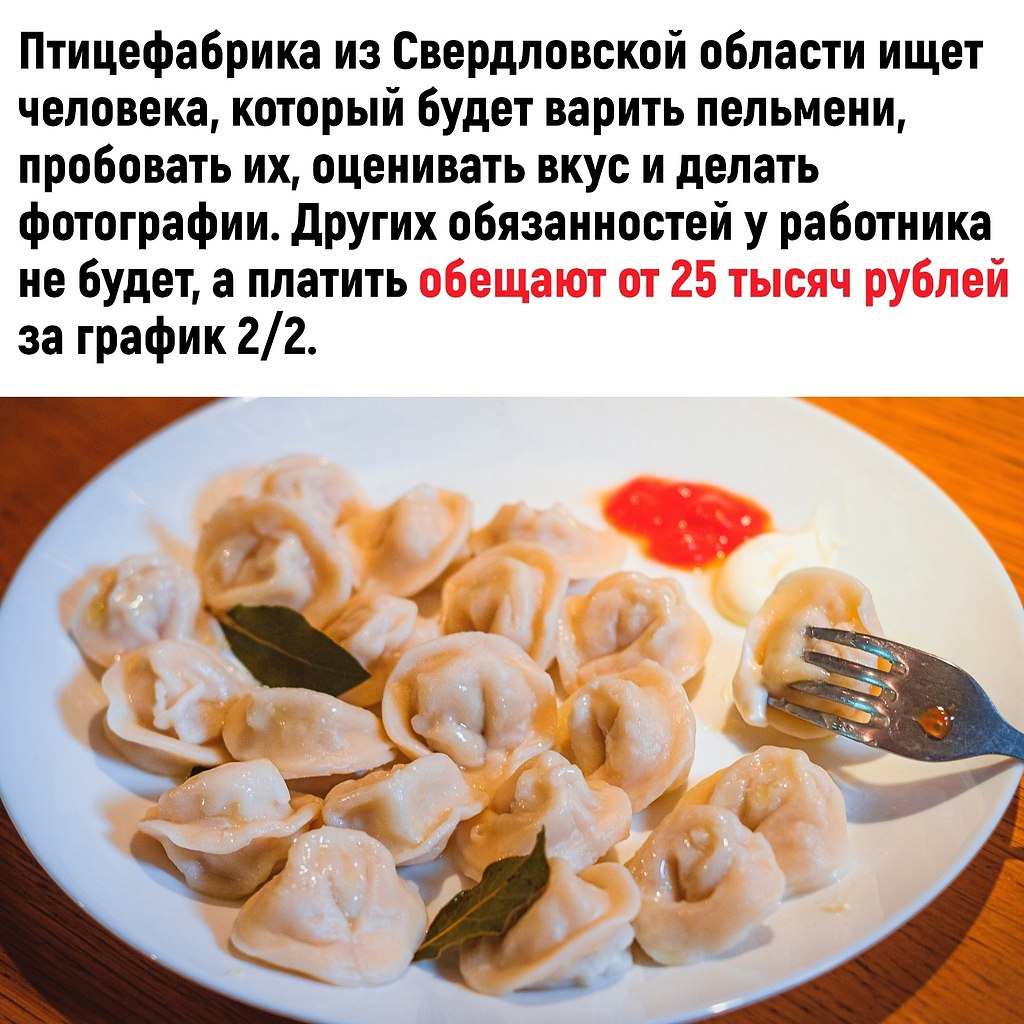 Дегустирование пельменей и получение за это денег ... - Интеллектуариум ...