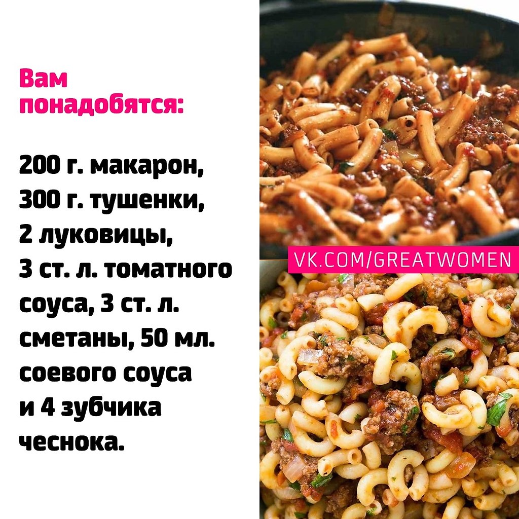 Макароны по-флотски с тушенкой рецепт