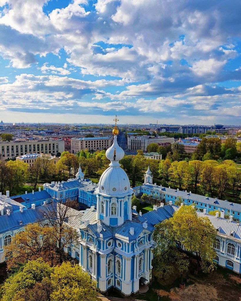 Храм Смольный собор Санкт Петербург