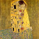 Gustav Klimt - Der Kuss   Romantik