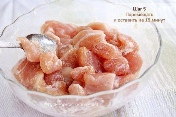 Карбонад...из курицы.Ингредиенты:1 кг куриных грудок1 лимон1 ч. л. пищевой соды1 ч. л. картофельного ... - 6