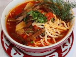 Вкусный Лагман. Ингредиенты: 800 гр длинной вермишели 700г мяса 2 крупные луковицы 2-3 моркови ... - 4
