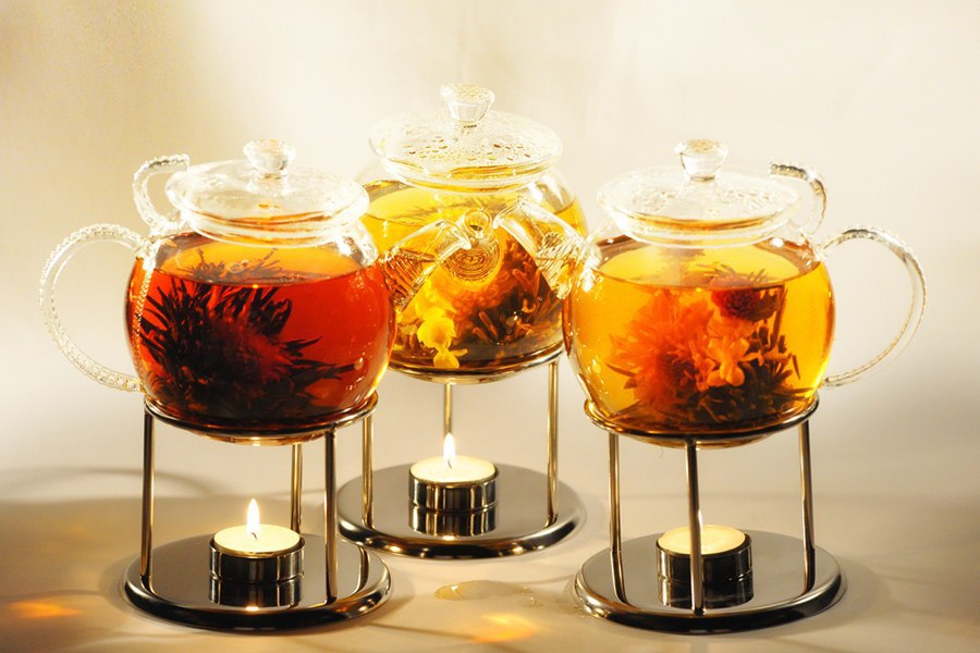 Flowering tea