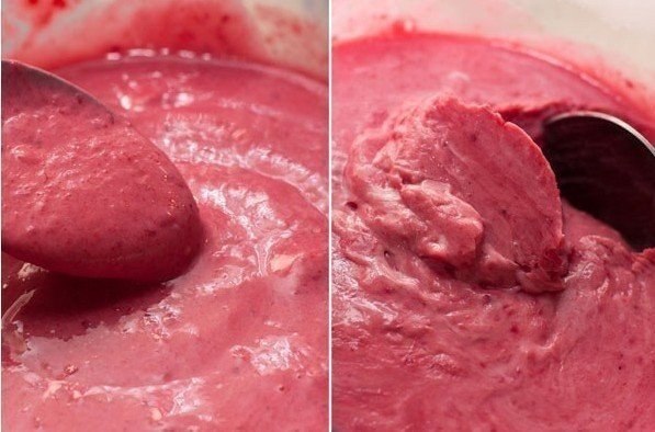 Сливочное малиновое мороженое. Вкусное домашнее мороженое без яиц. Готовится несложно, а если его не ... - 5
