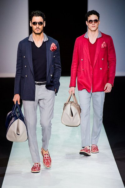 Giorgio Armani.MENSWEAR, ÌÈËÀÍÊÎËËÅÊÖÈß ÂÅÑÍÀ-ËÅÒÎ 2014 - 19