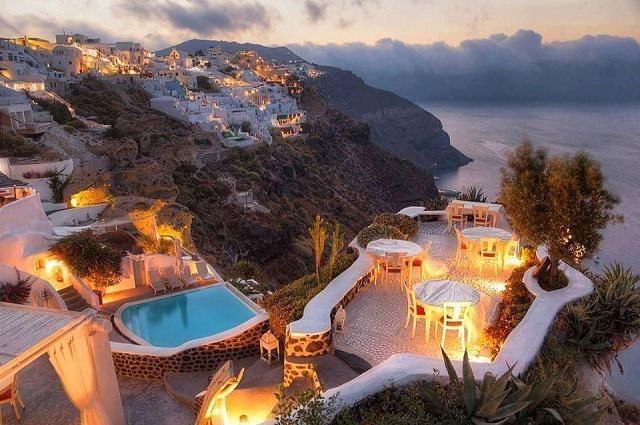       , . Santorini, Greece.