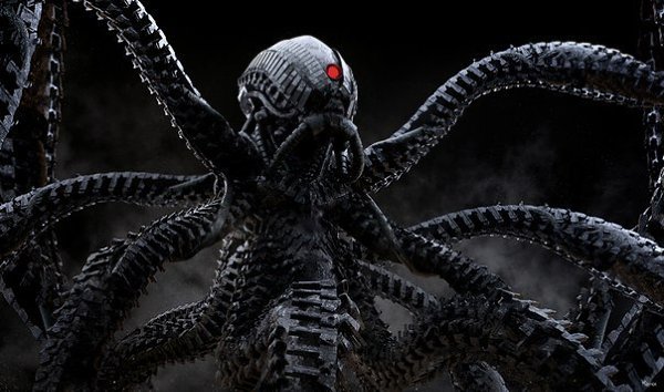 Концептуальный художник Рияд Кассием создает портреты восставших грозных роботов. Рияд Кассием ... - 3