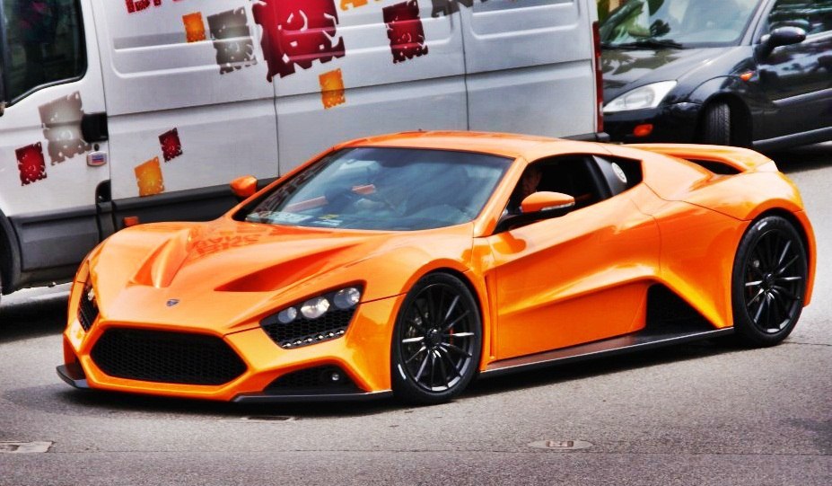 Zenvo st1 красный