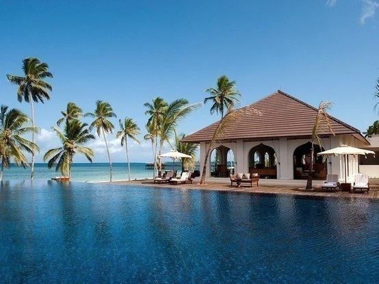 Бассейн отеля The Residence Zanzibar, остров Занзибар, Танзания