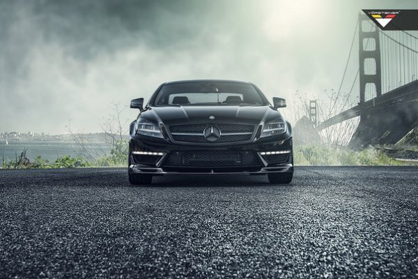 Mercedes-Benz CLS63 AMG Obsidian Black  Vorsteiner.      ... - 5