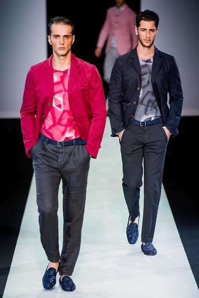 Giorgio Armani.MENSWEAR, ÌÈËÀÍÊÎËËÅÊÖÈß ÂÅÑÍÀ-ËÅÒÎ 2014 - 56